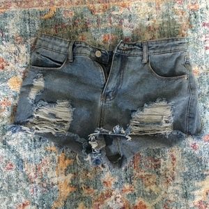 Jean shorts